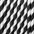 Black & White Stripped Straws