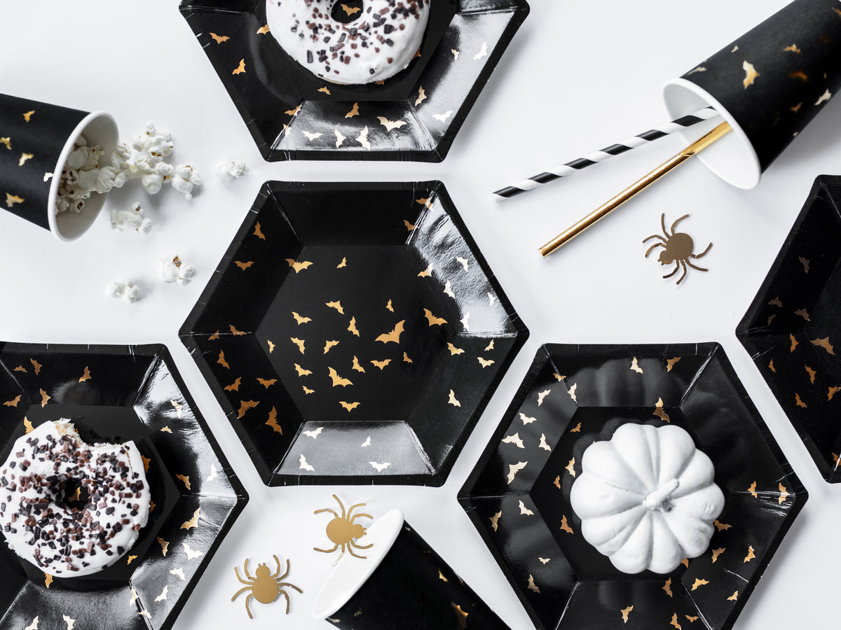 Black &amp; White Stripped Straws