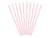 Light Pink Polka Dot Straws 