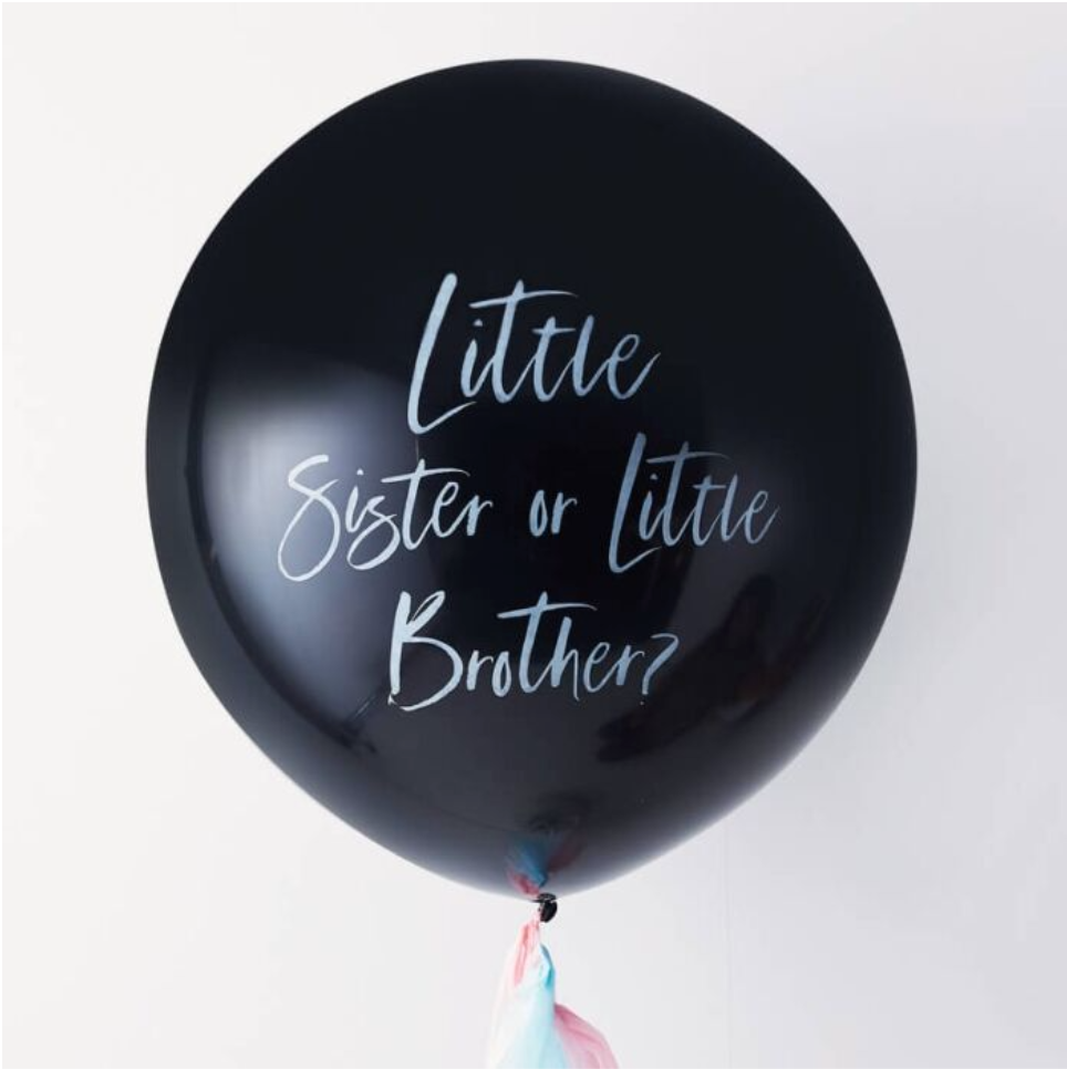 Gender Reveal Brother or Sister Balloon Kit