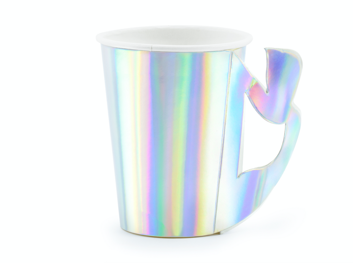 Mermaid Iridescent Party Paper Cups 
