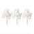 Oh Baby! Gold Baby Shower Toppers