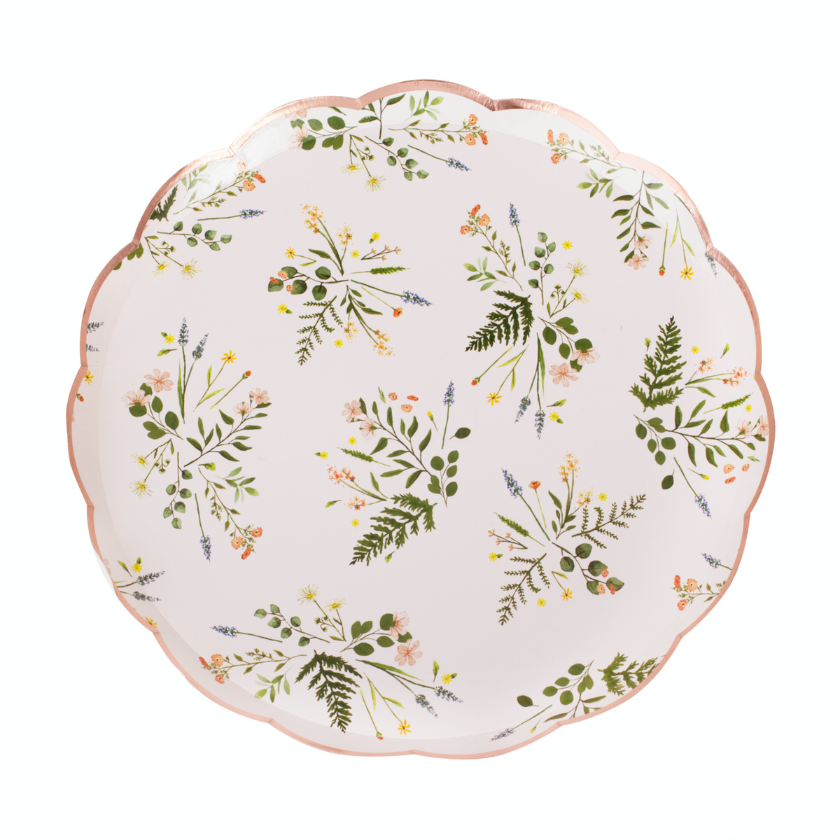 Floral Tea Paper Party Plates