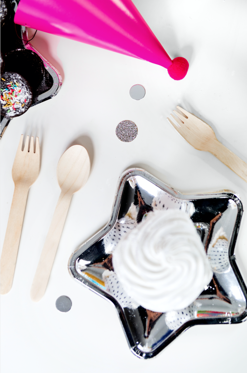 Mini Silver Star Shaped Plates