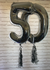 Black & White Balloon Tail
