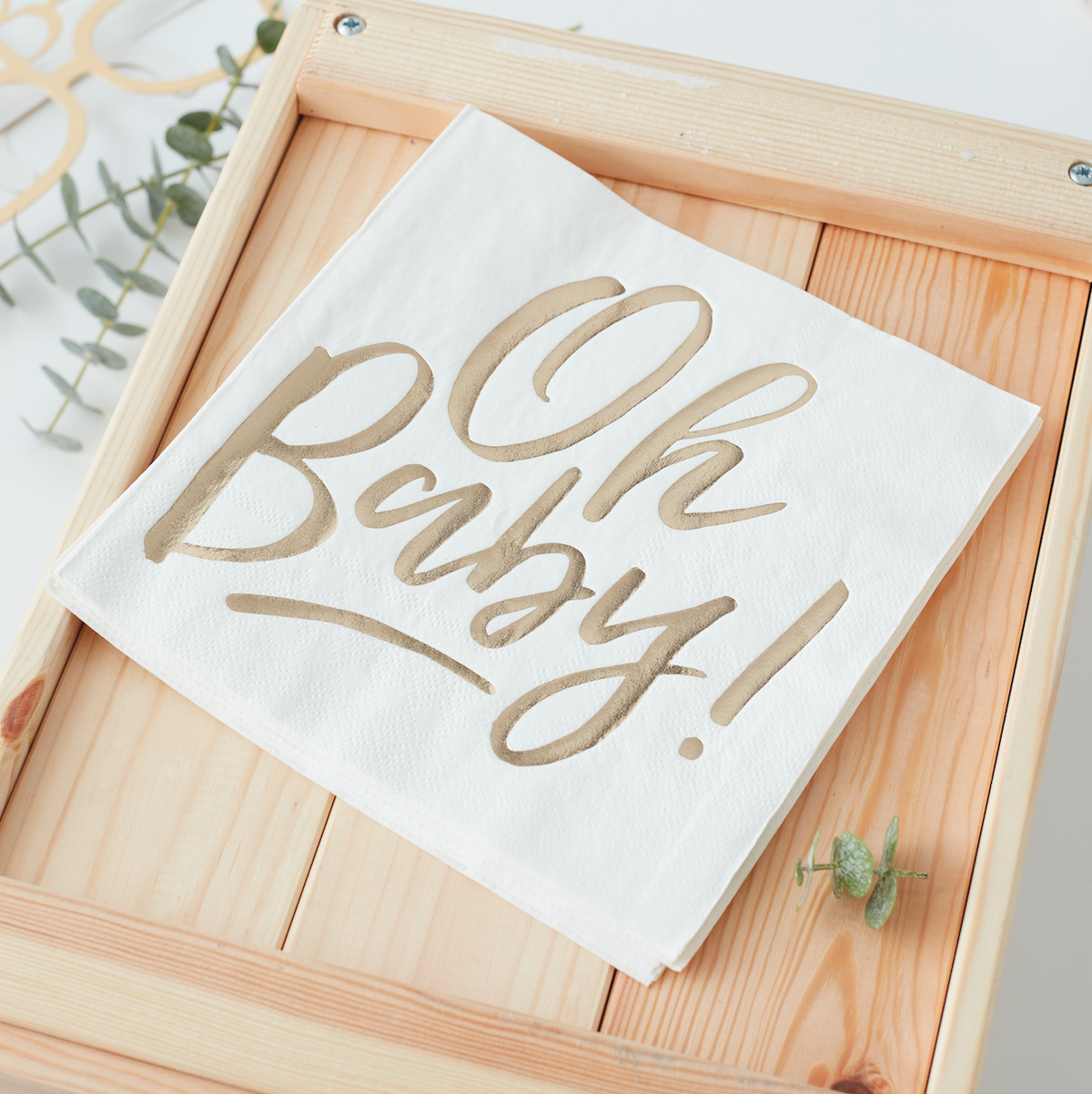 Oh Baby! Baby Shower Paper Napkins