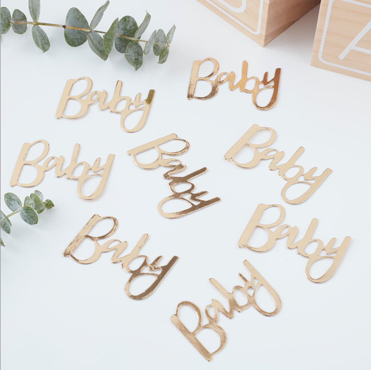 Gold Baby Shower Confetti 