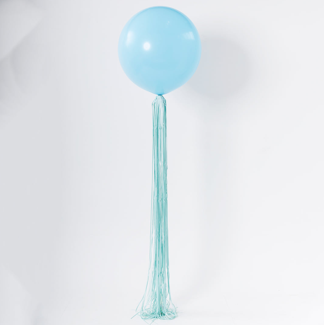 Matte Pastel Blue Round Balloon