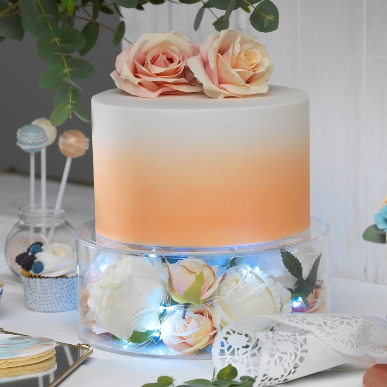 Fill-A-Tier 12" x 4" Cake Display Stand