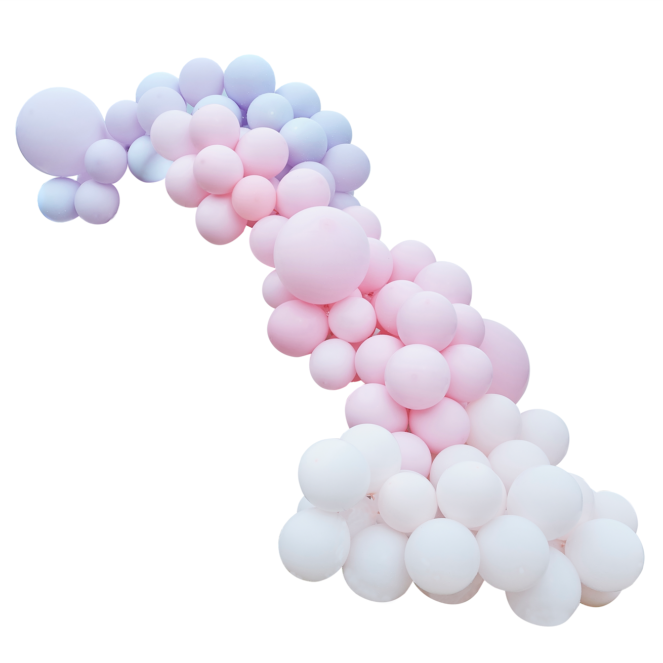 LUXE PASTEL PINK AND PURPLE BALLOON ARCH KIT