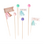 POM POM HAPPY BIRTHDAY CAKE TOPPERS