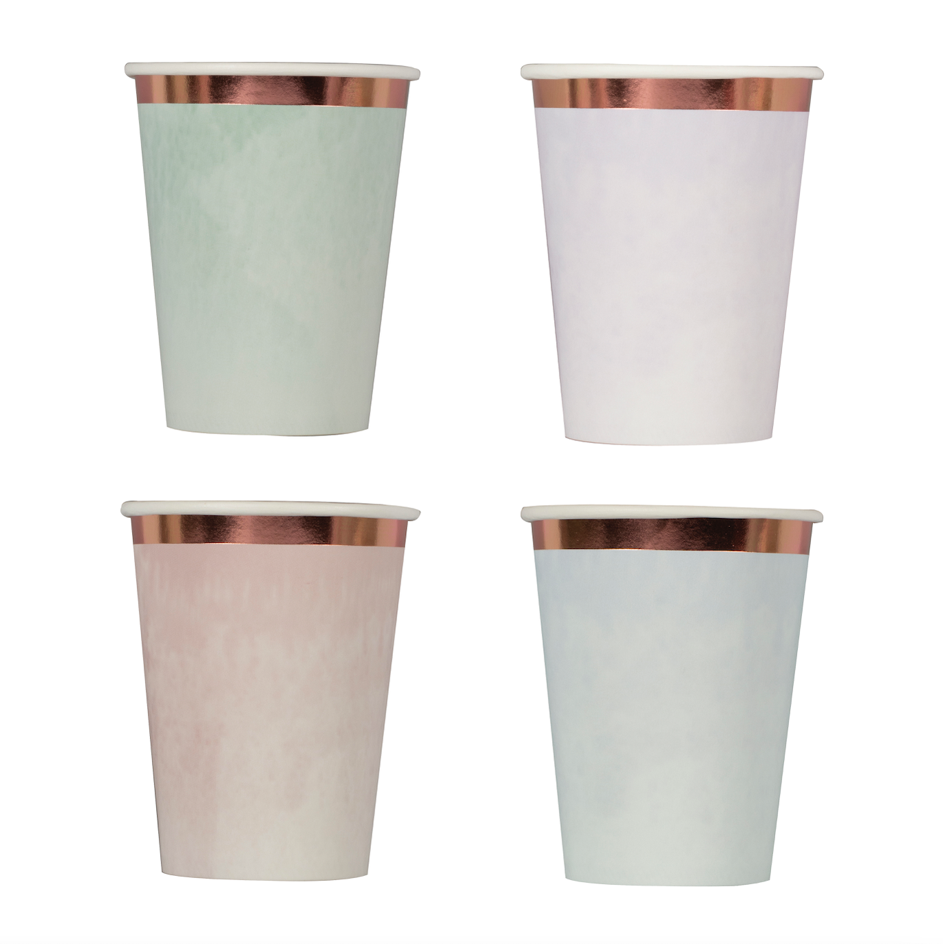 Pastel Watercolor Party Cups 