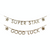 Gold Glitter Letter Garland Kit