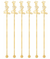 Metallic Gold Poison Drink Stirrers
