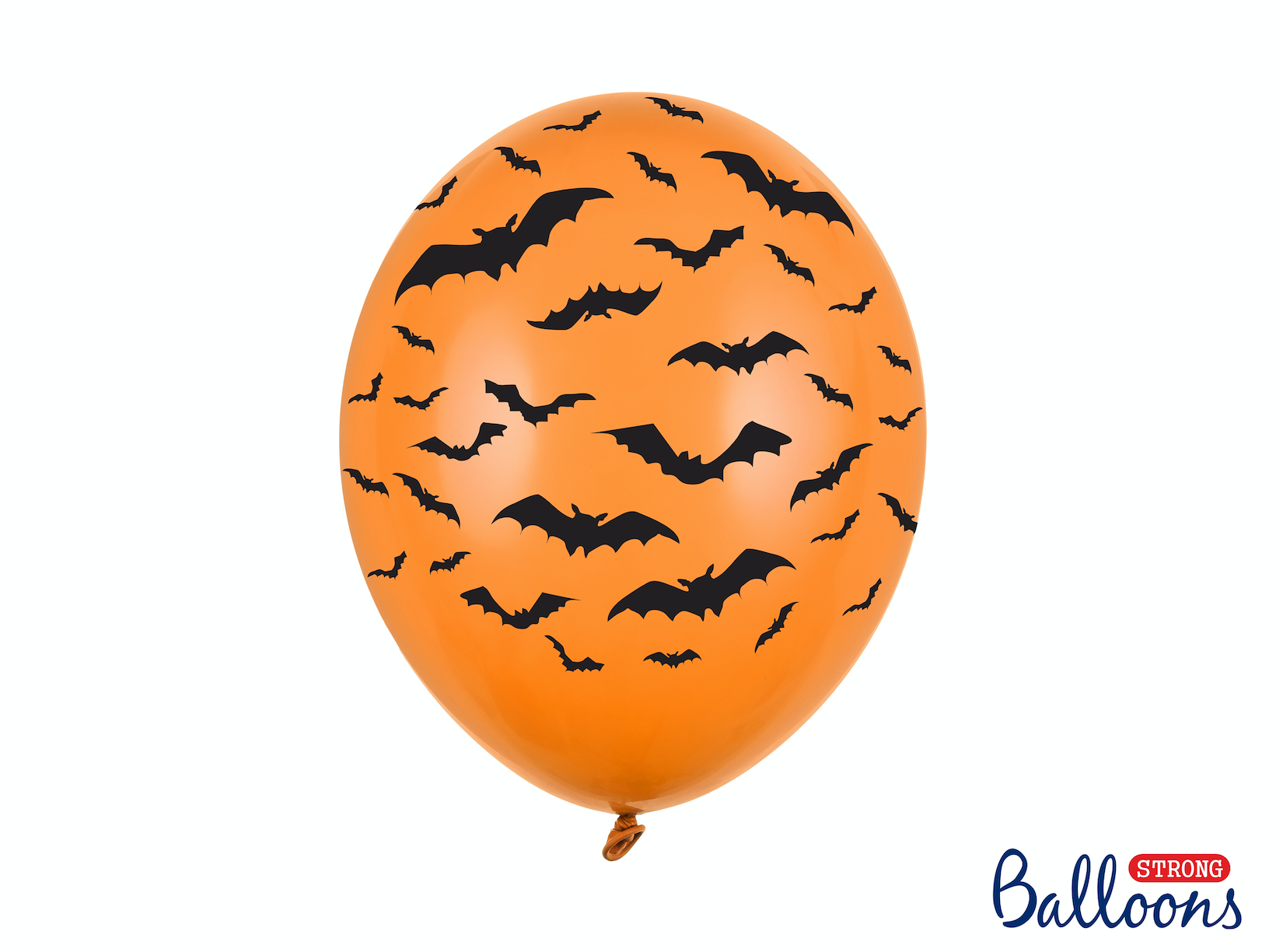 Orange Bat Halloween Balloons
