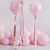 Rose Gold & Pink Streamer Balloon Tails