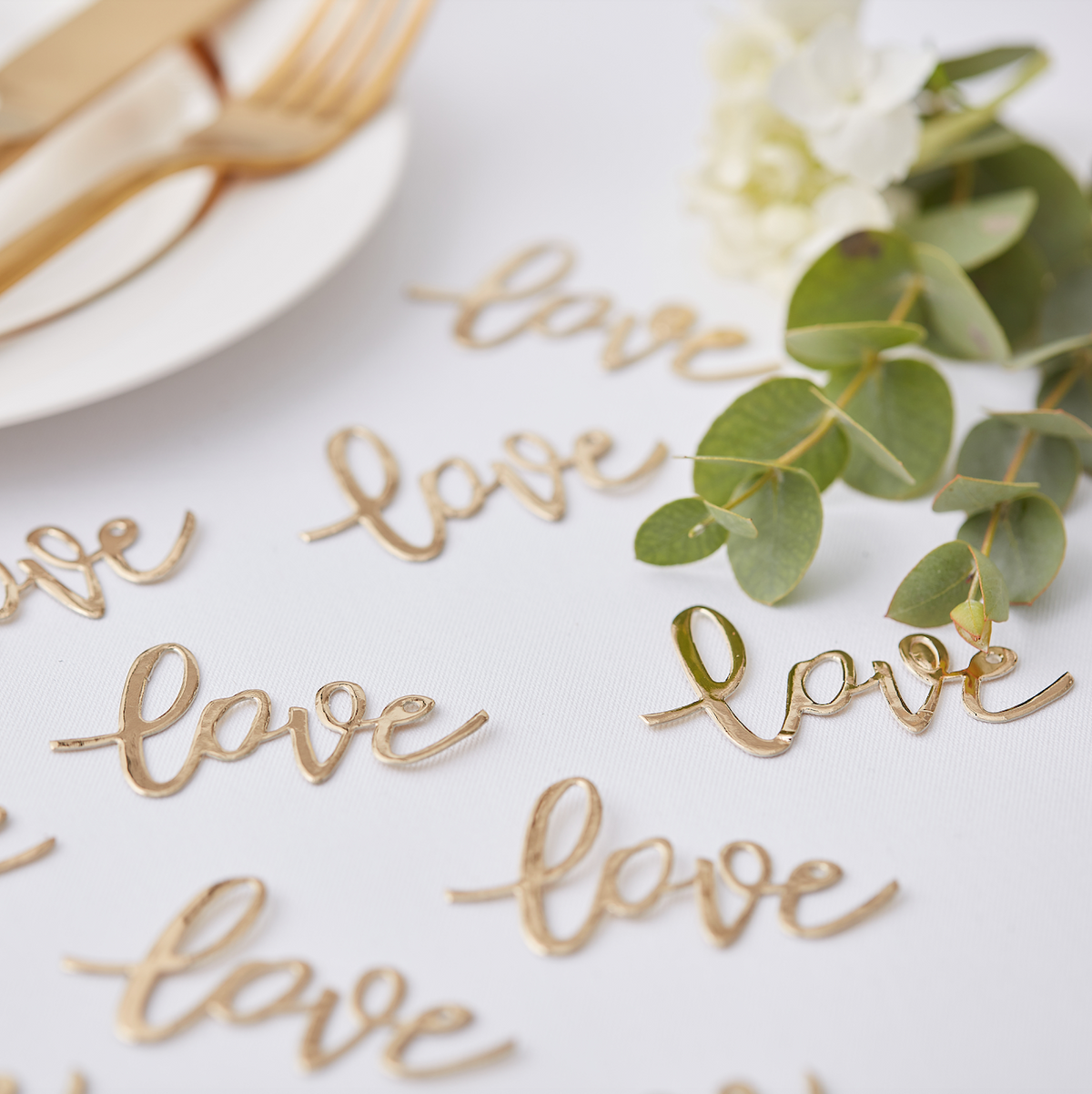 Gold Love Table Confetti
