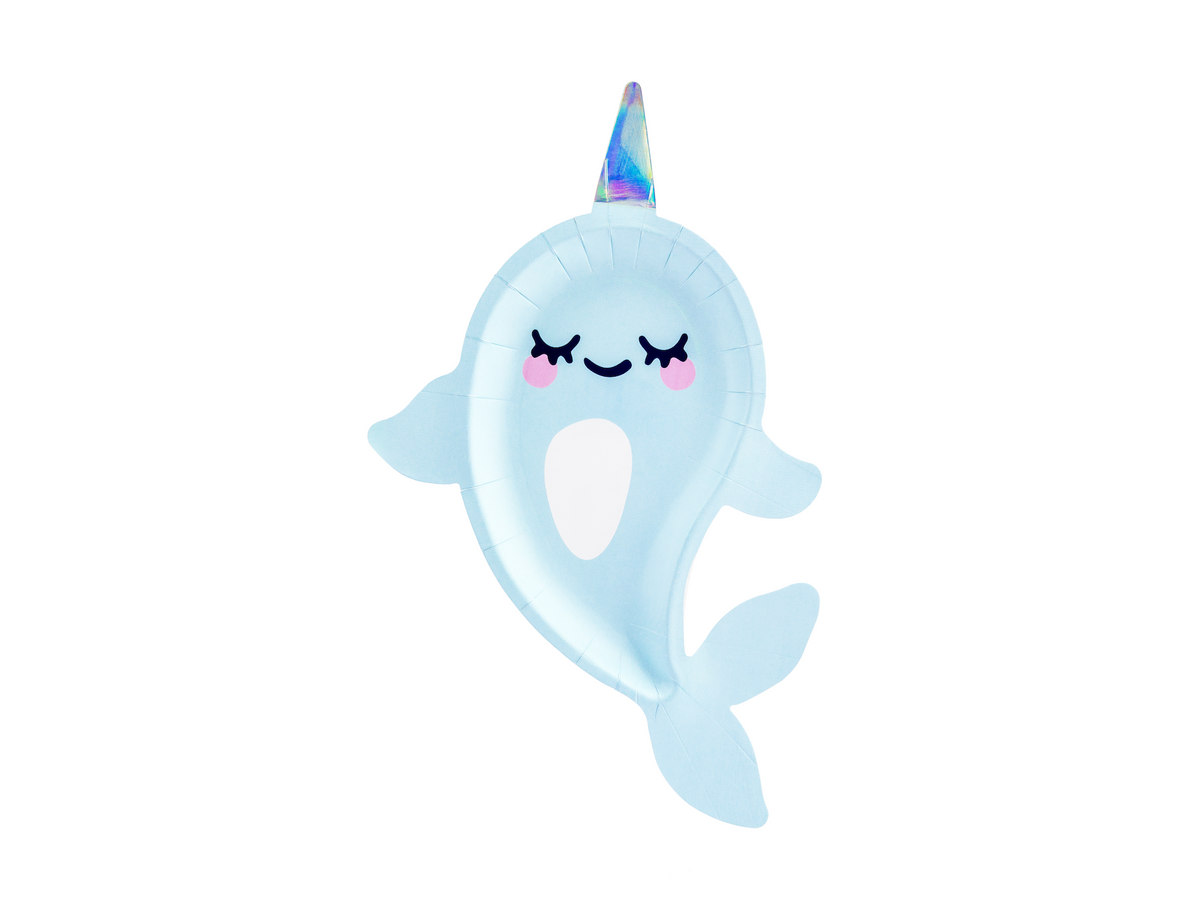Narwhal Dessert Plates