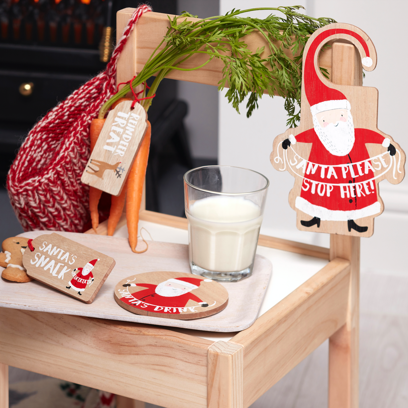 Wooden Santas Coming Christmas Eve Kit 