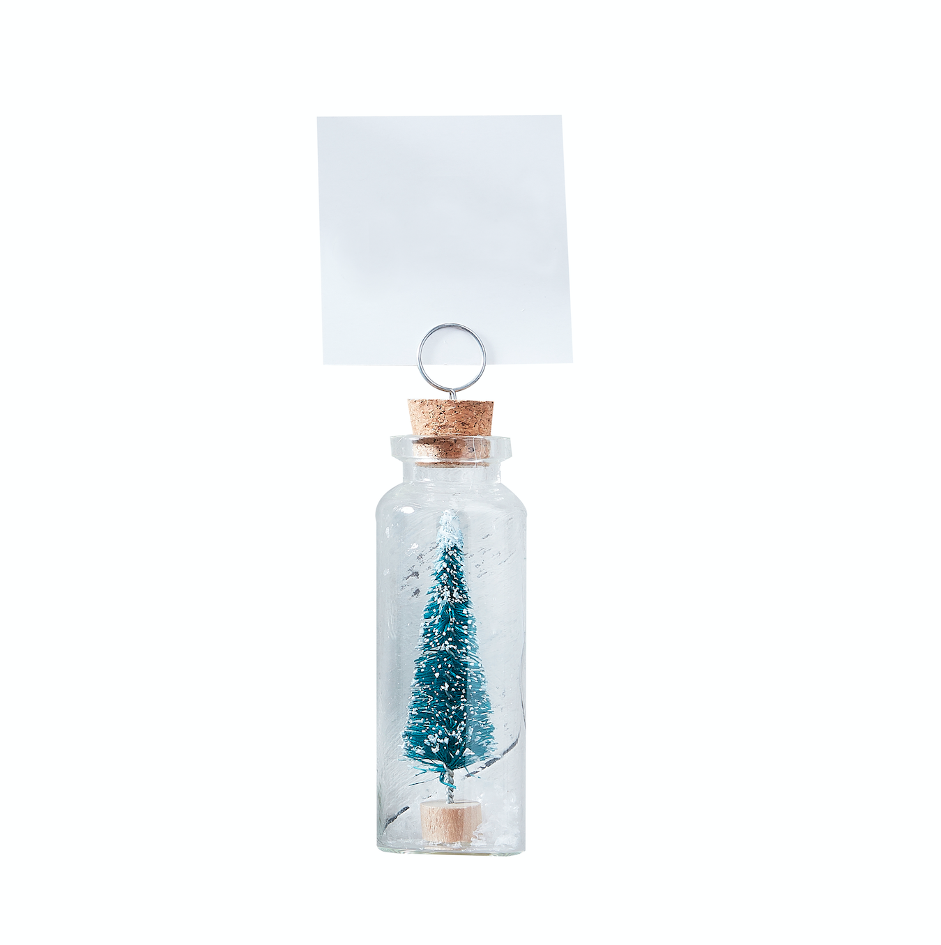 Glass Mini Brush Tree Place Card Holders