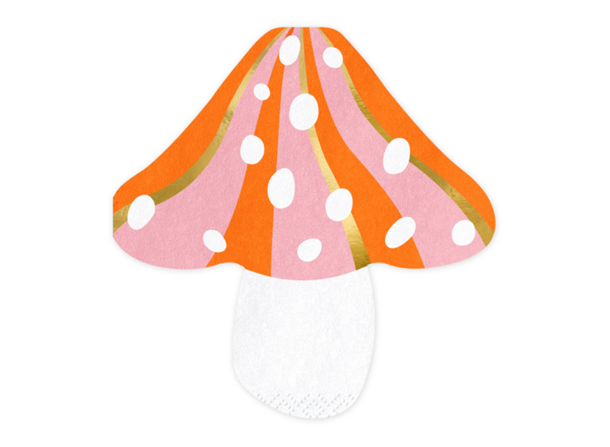 Fairy Toadstool Dessert Napkins