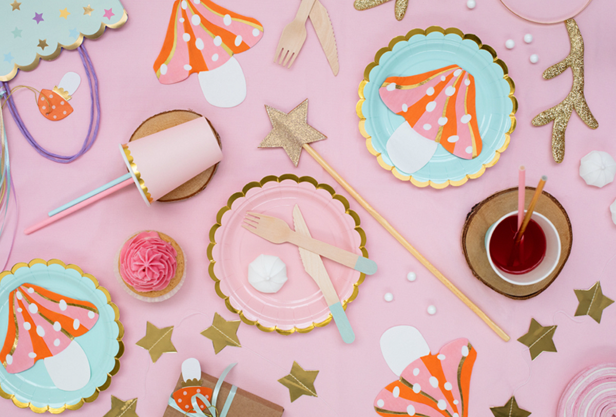 Fairy Toadstool Dessert Napkins