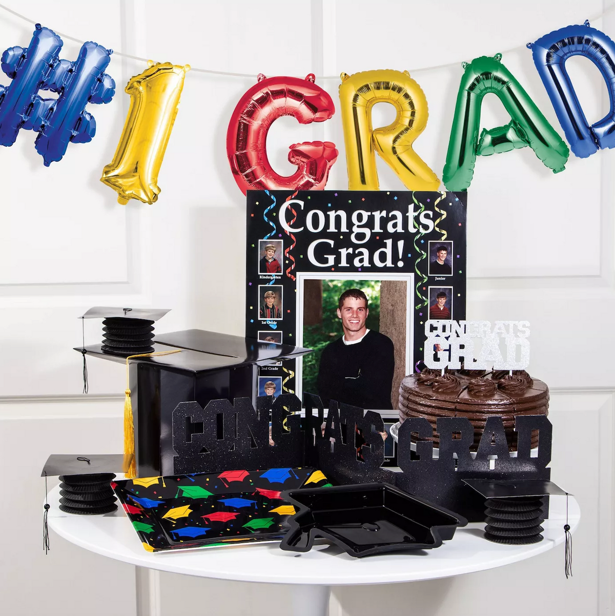 Grad Through the Years Personalized Photo Frame 