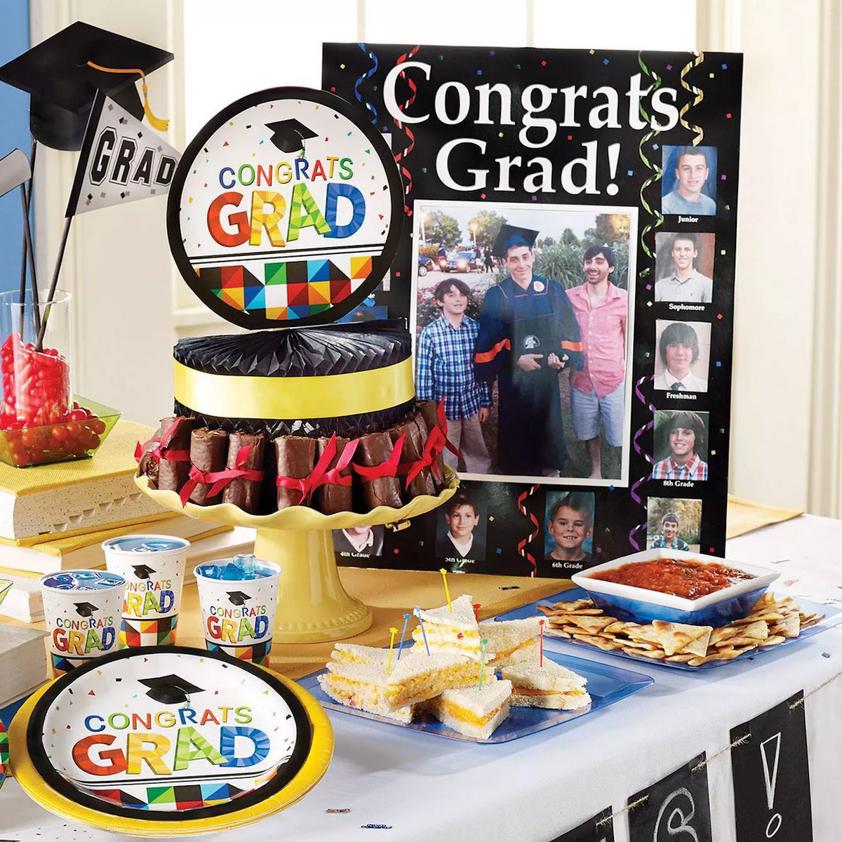 Grad Through the Years Personalized Photo Frame 