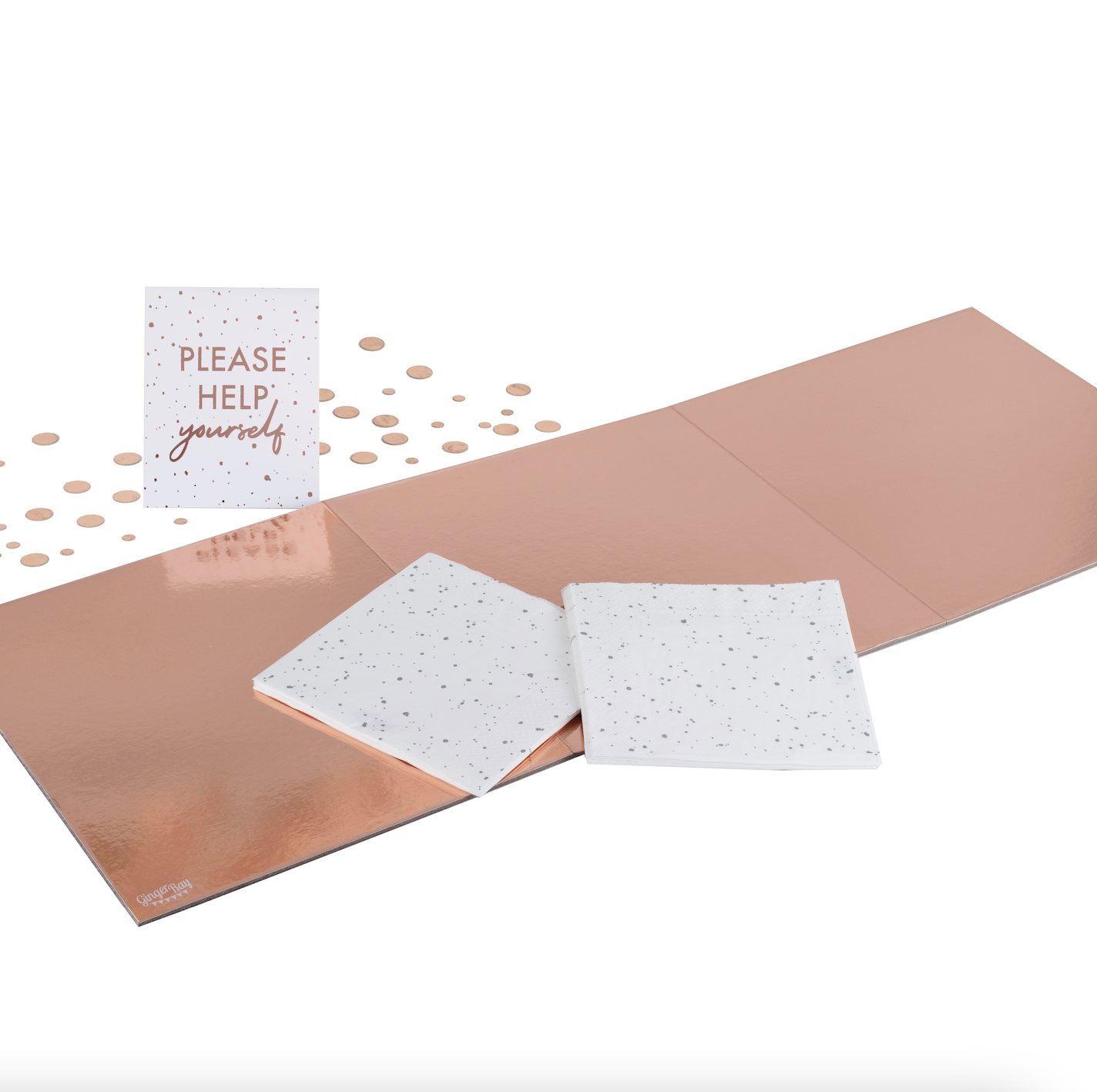 Rose Gold Food Grazing Board Table Kit