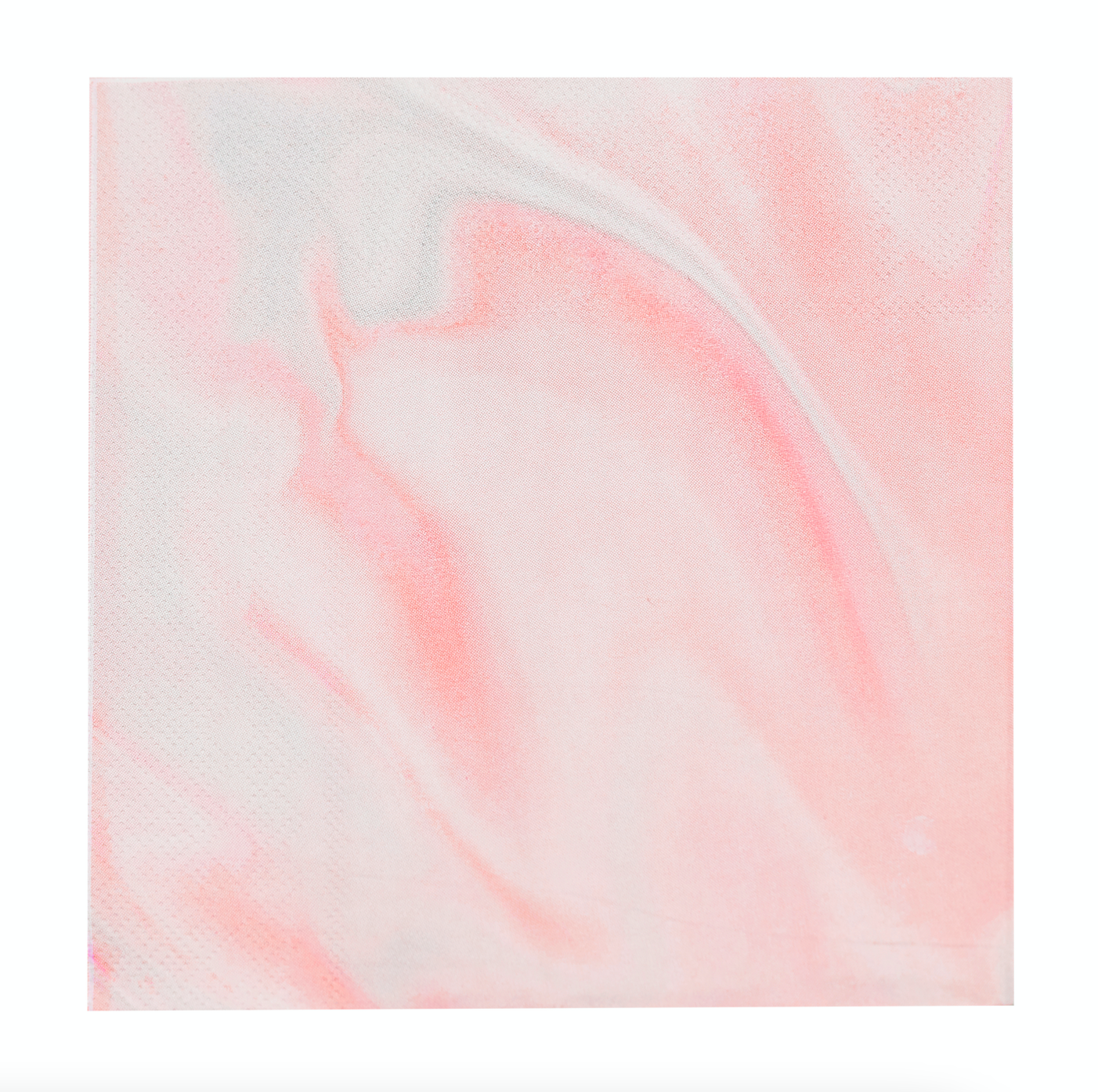Pink Marble Print Paper Napkins