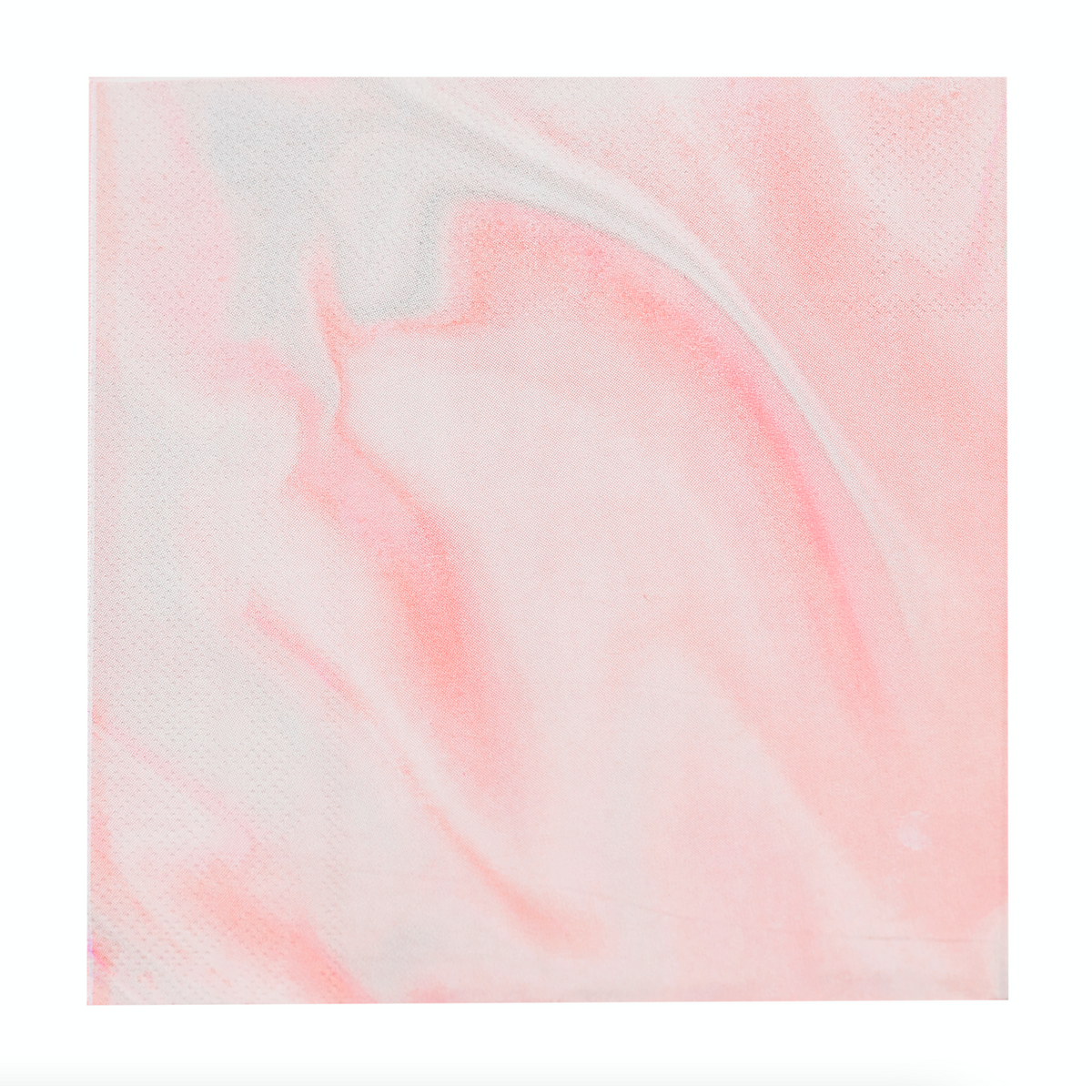 Pink Marble Print Paper Napkins