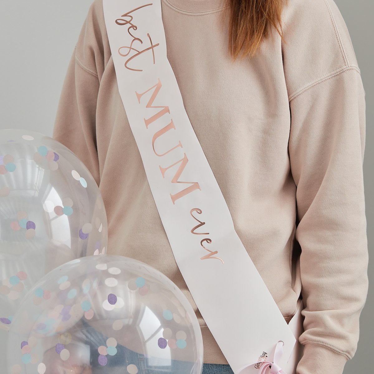 Rose Gold Best Mum Ever Sash