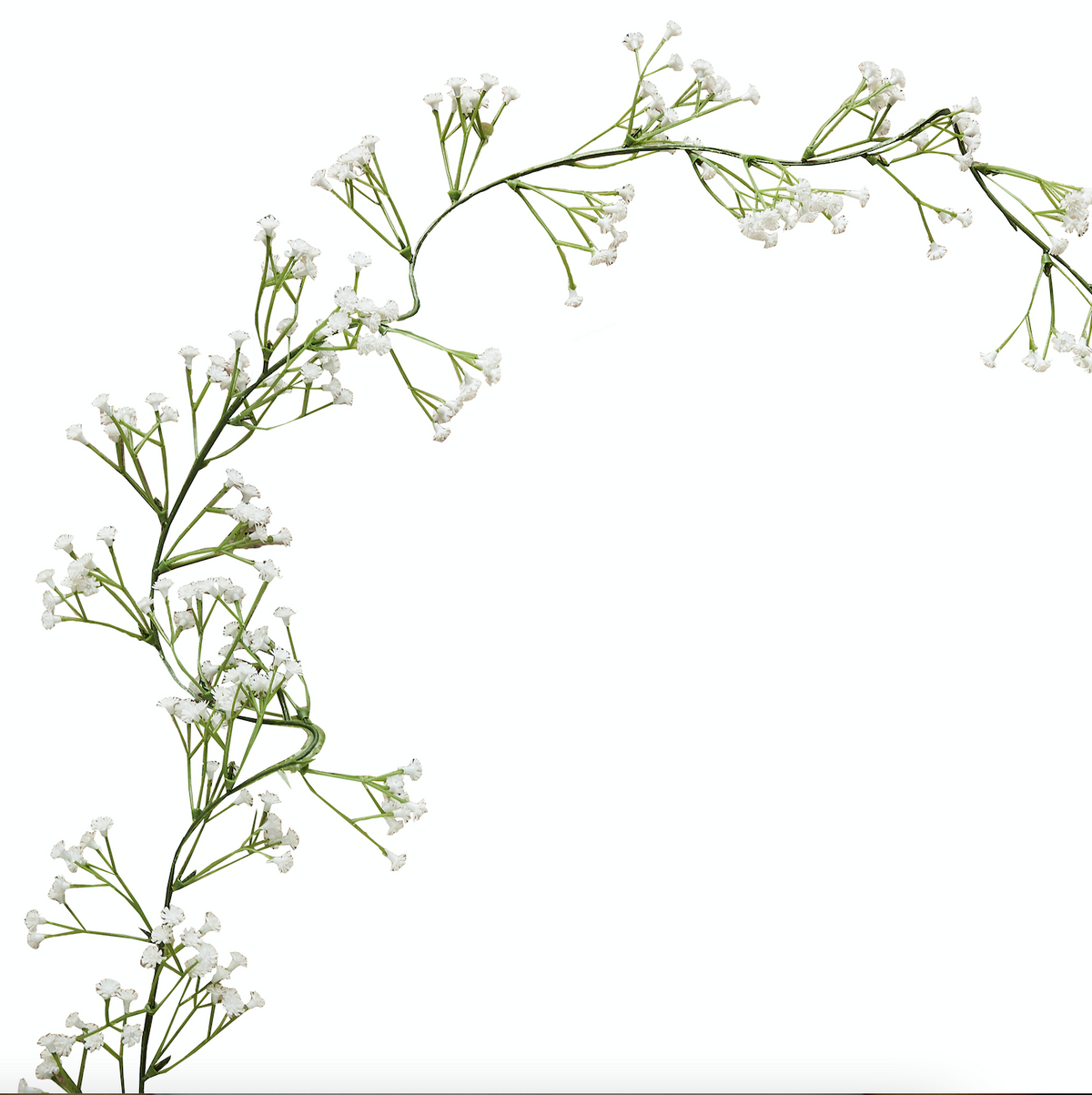 White Gypsophila Artificial Flower Garland