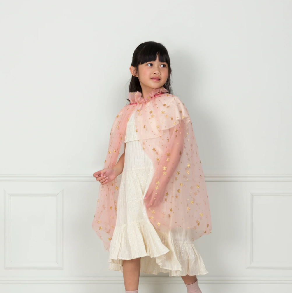 Pink Star Tulle Cape