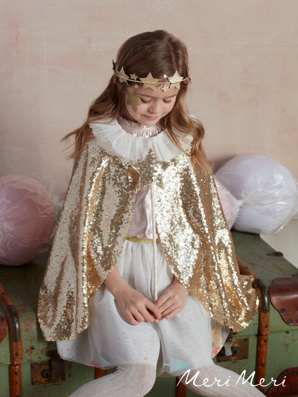 Gold Sparkle Cape Meri Meri