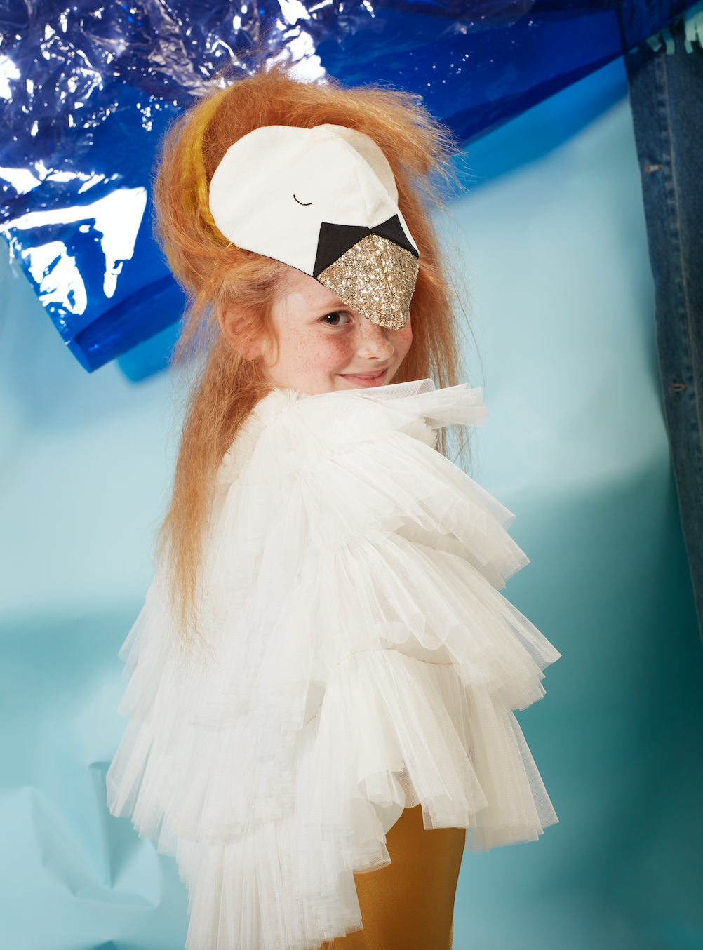 Swan Cape Costume 