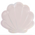 Iridescent & Pink Mermaid Shell Shaped Paper Plates