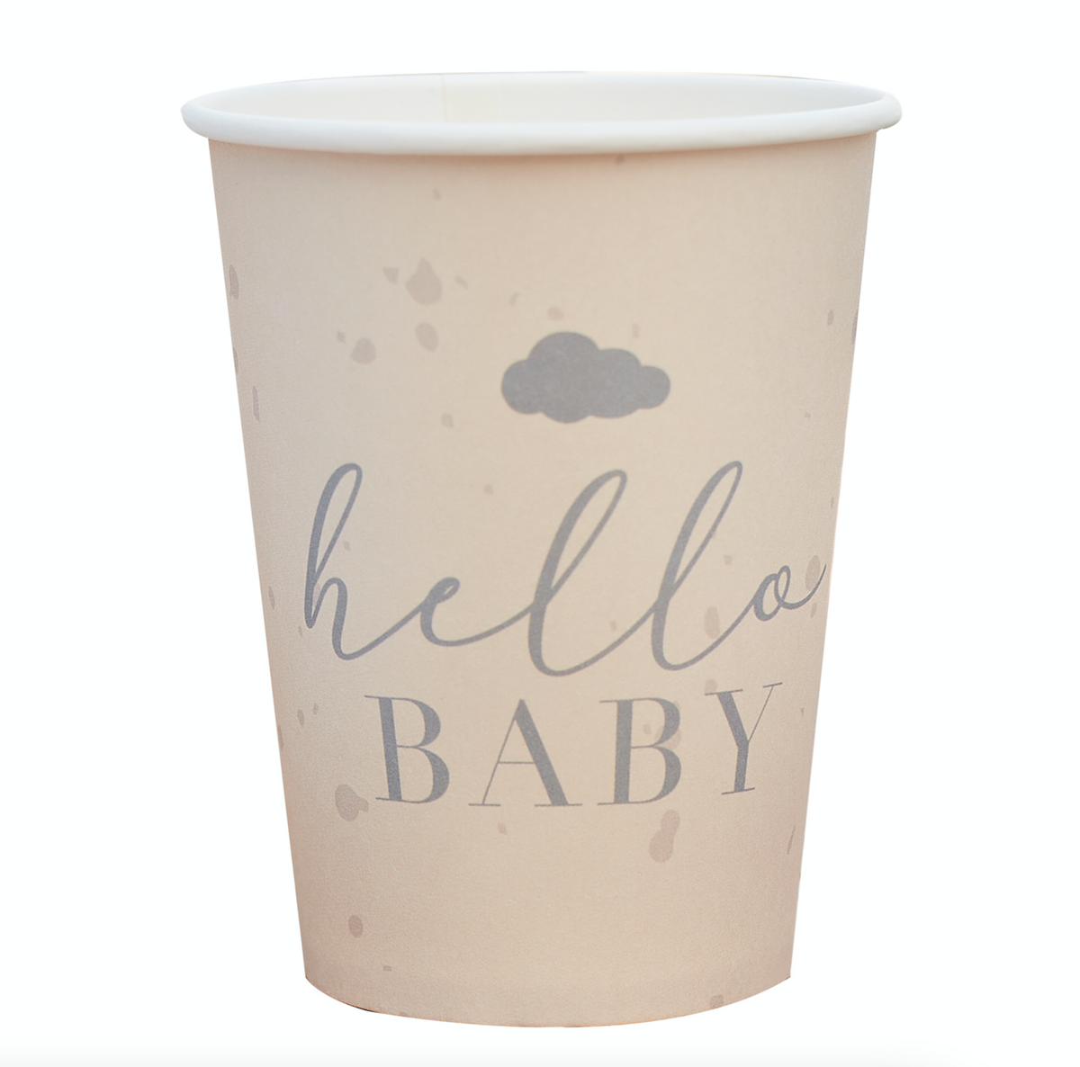 Hello Baby Neutral Baby Shower Cups