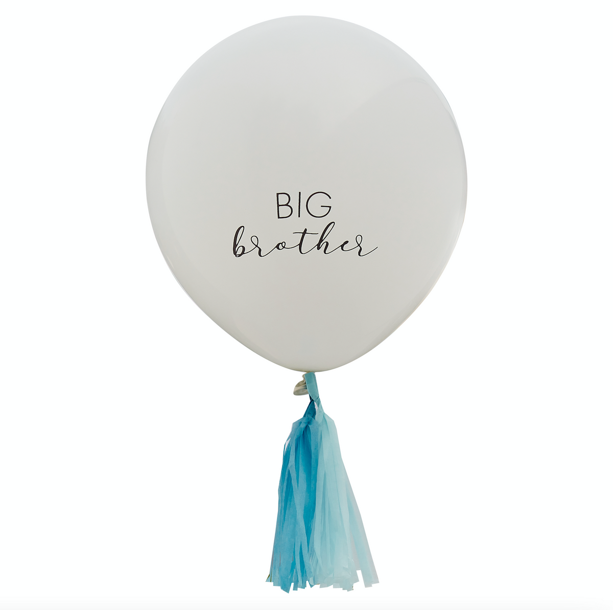 Big Brother Balloon with Blue Tassels