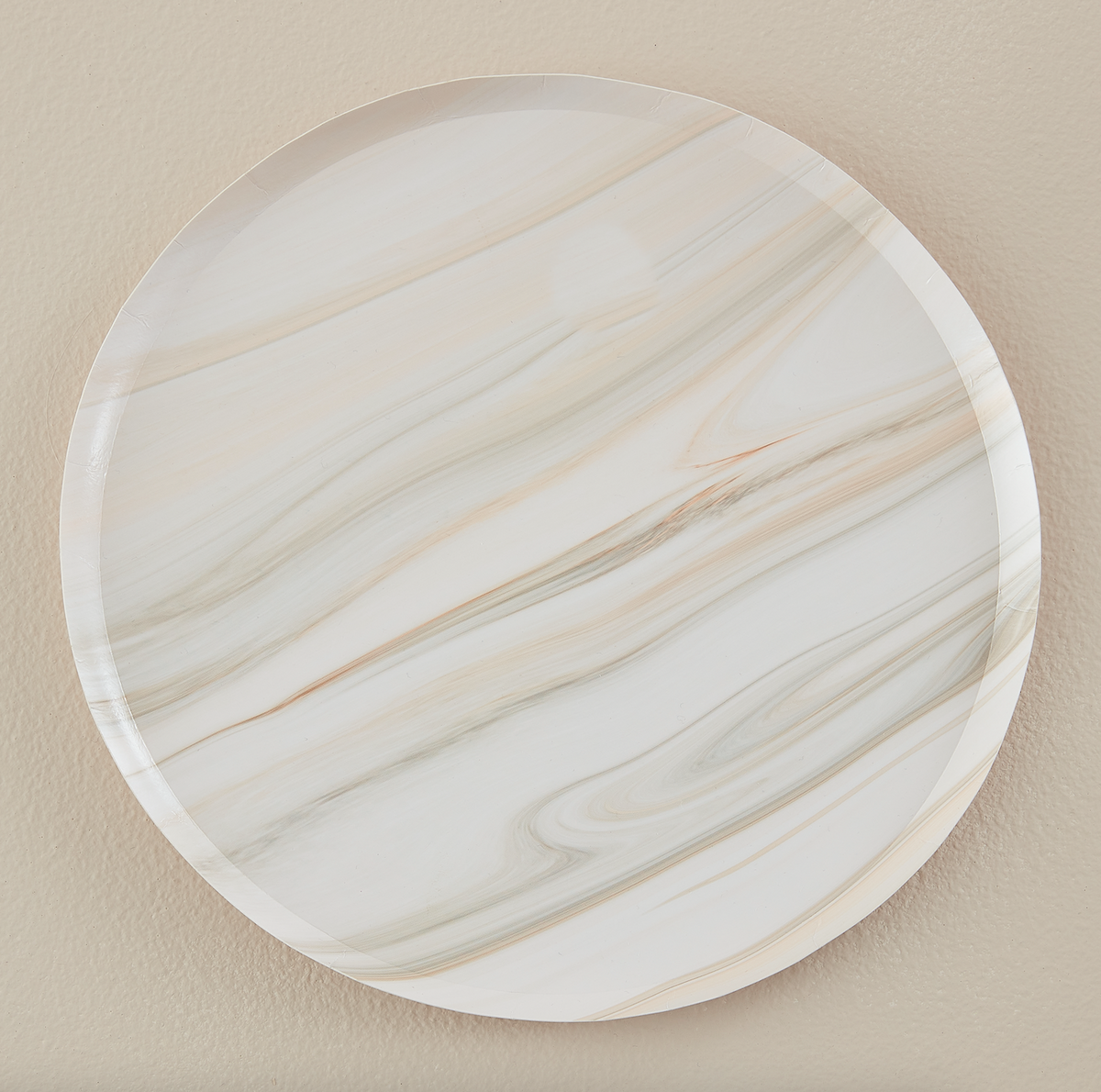 Natural Marble Paper Plates