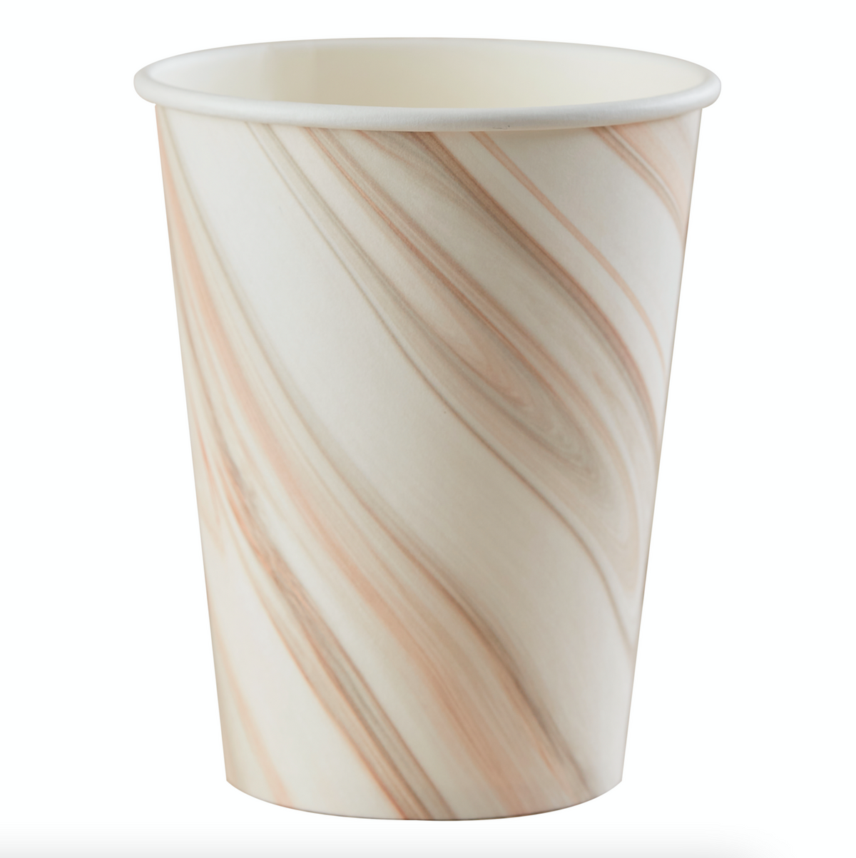 Natural Marble Print Paper Cups