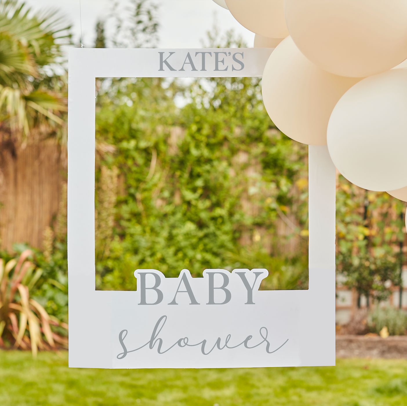 Customizable Baby Shower Photo Booth Frame