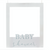 Customizable Baby Shower Photo Booth Frame
