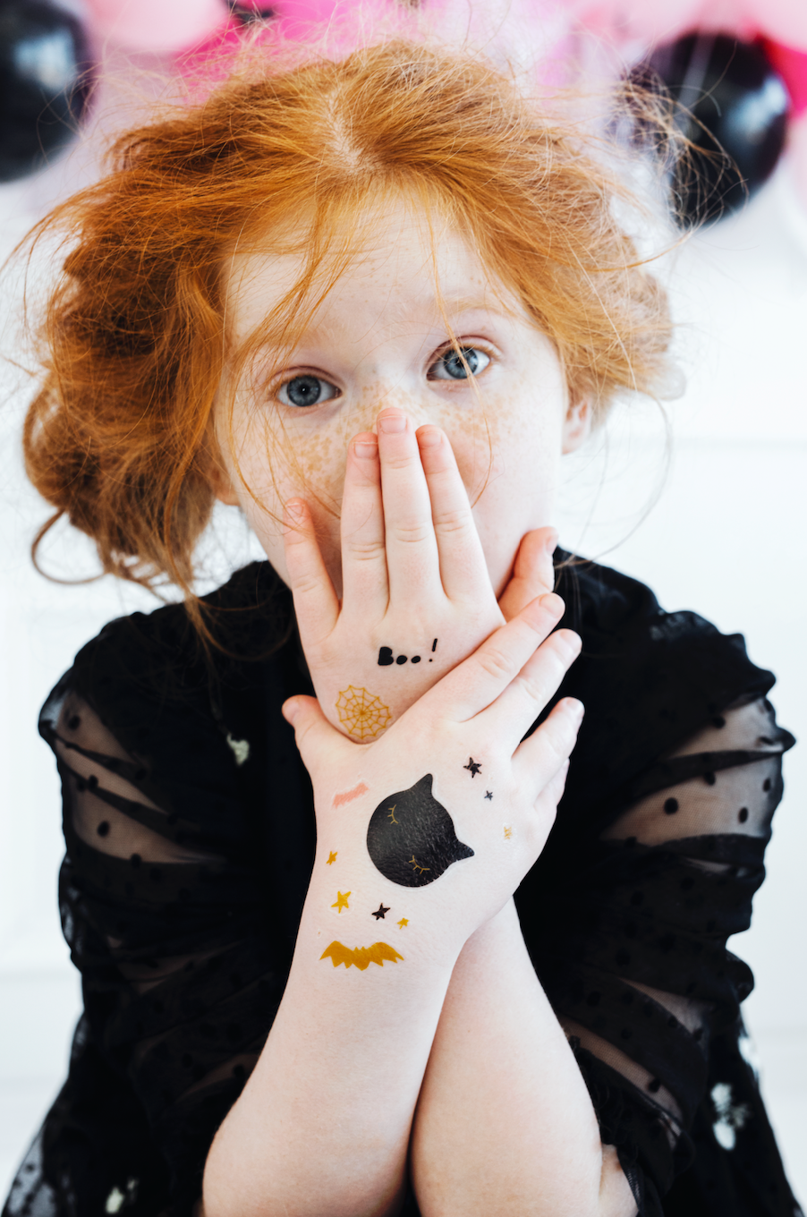 BOO! Halloween Temporary Tattoos 