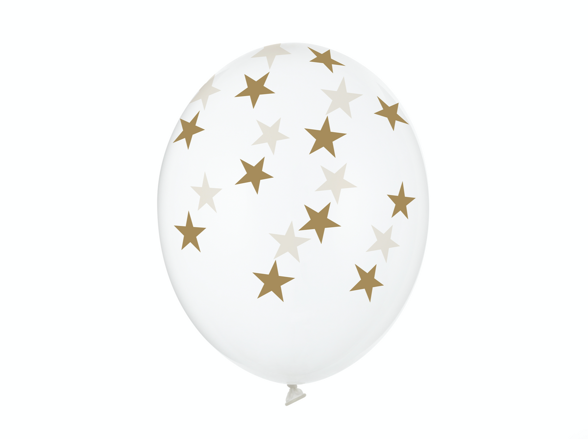Crystal Clear Stars Balloons