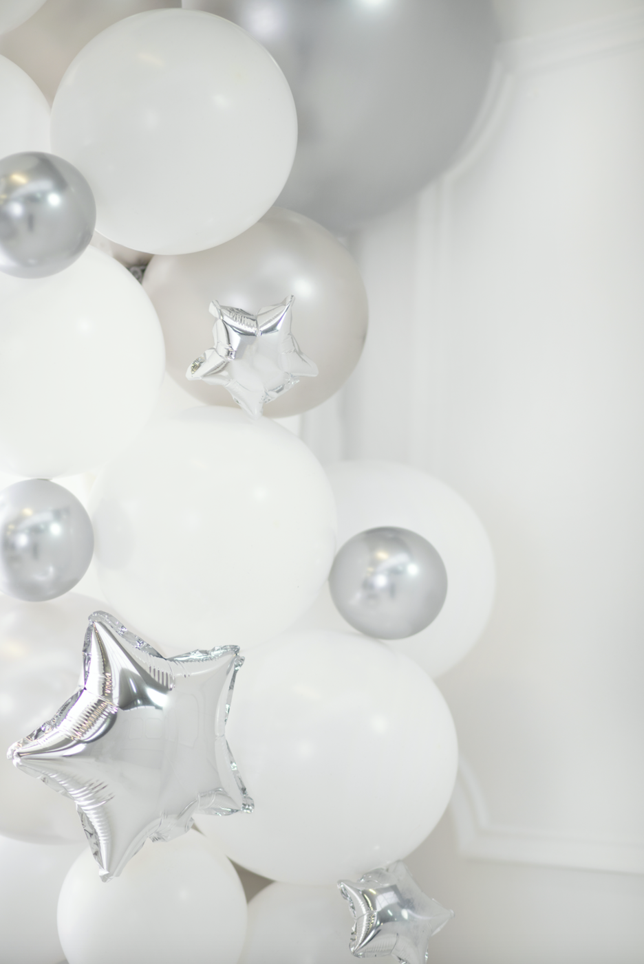 Small Silver Star Balloon