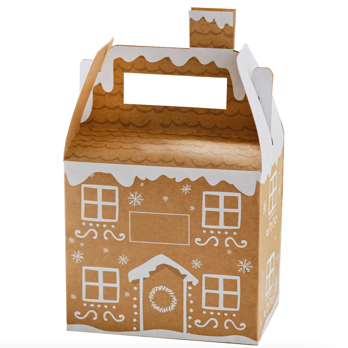 Customizable Gingerbread House Christmas Gift Boxes