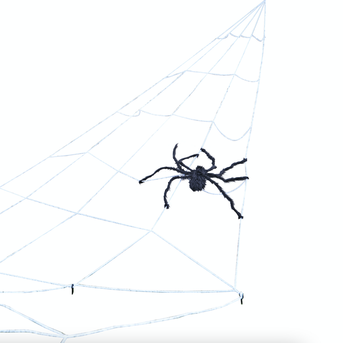 Giant Spider Web Decoration with Large Spider