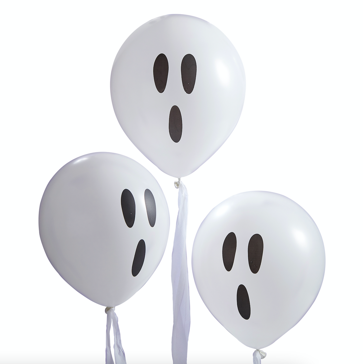 Ghost Halloween Streamer Balloons