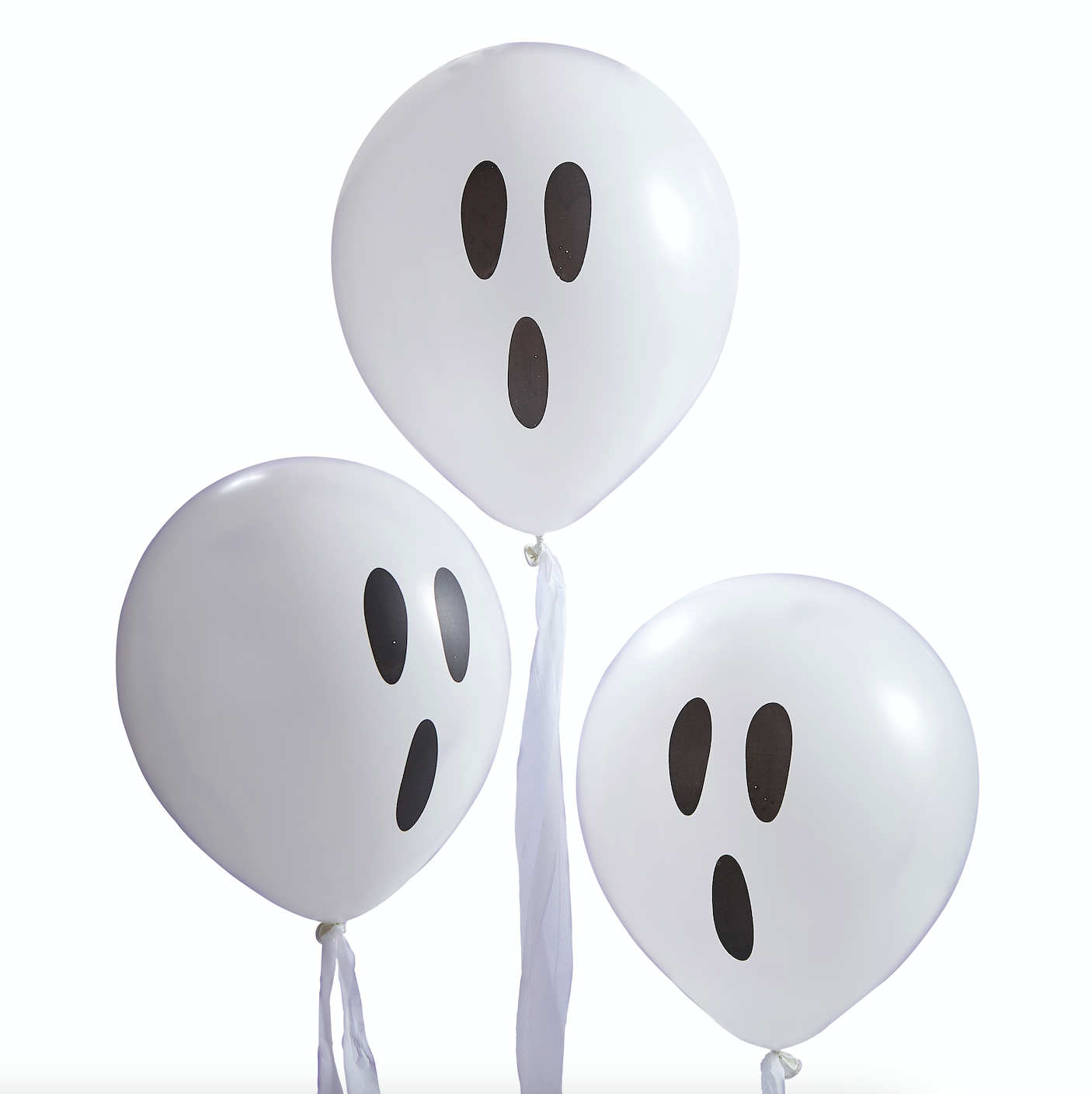 Ghost Halloween Streamer Balloons